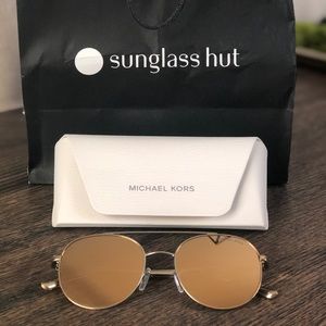 Michael Kors gold aviators